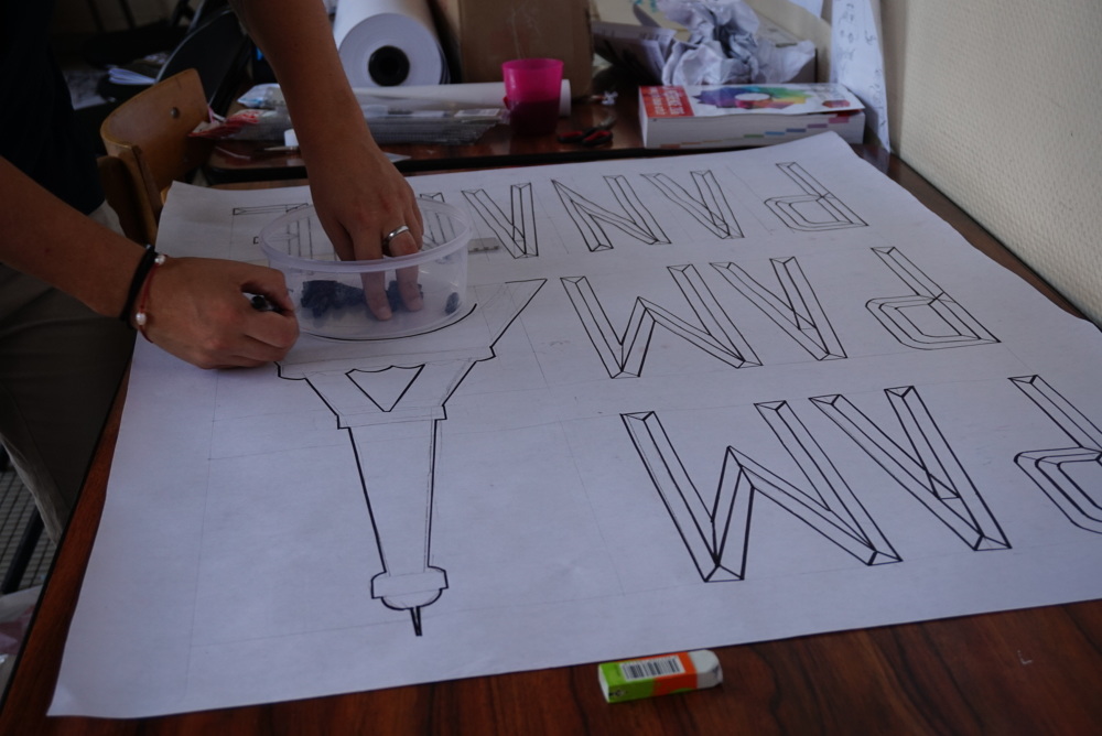 Creation affiches grandes familles typographique - Gennevilliers Street Talk #1