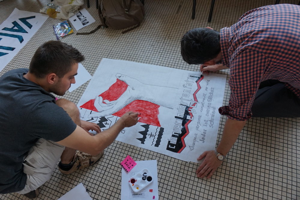 Creation affiches grandes familles typographique - Gennevilliers Street Talk #1