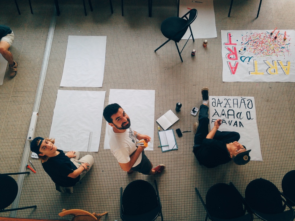 Creation affiches grandes familles typographique - Gennevilliers Street Talk #1