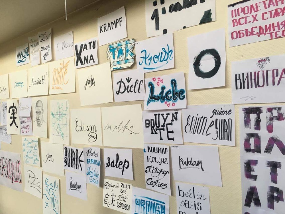 Creation affiches grandes familles typographique - Gennevilliers Street Talk #1