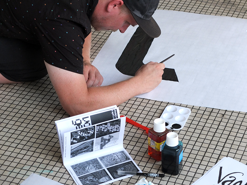 Creation affiches grandes familles typographique - Gennevilliers Street Talk #1