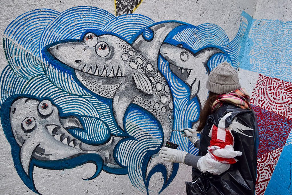 Workshop lettering/affiche/wall - Tirana- ©Romain Jimenez