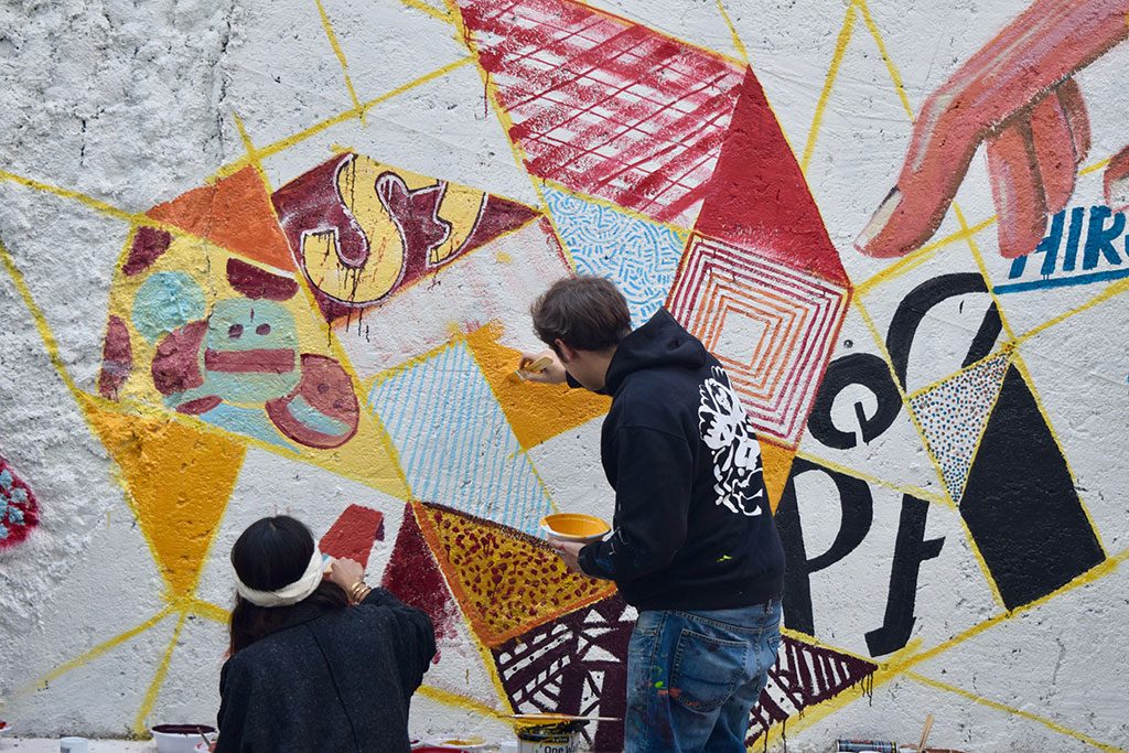 Workshop lettering/affiche/wall - Tirana- ©Romain Jimenez
