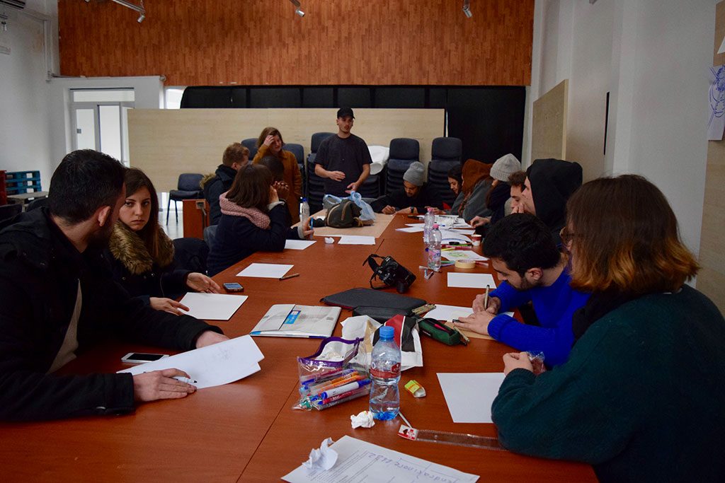 Workshop lettering/affiche/wall - Tirana- ©Romain Jimenez