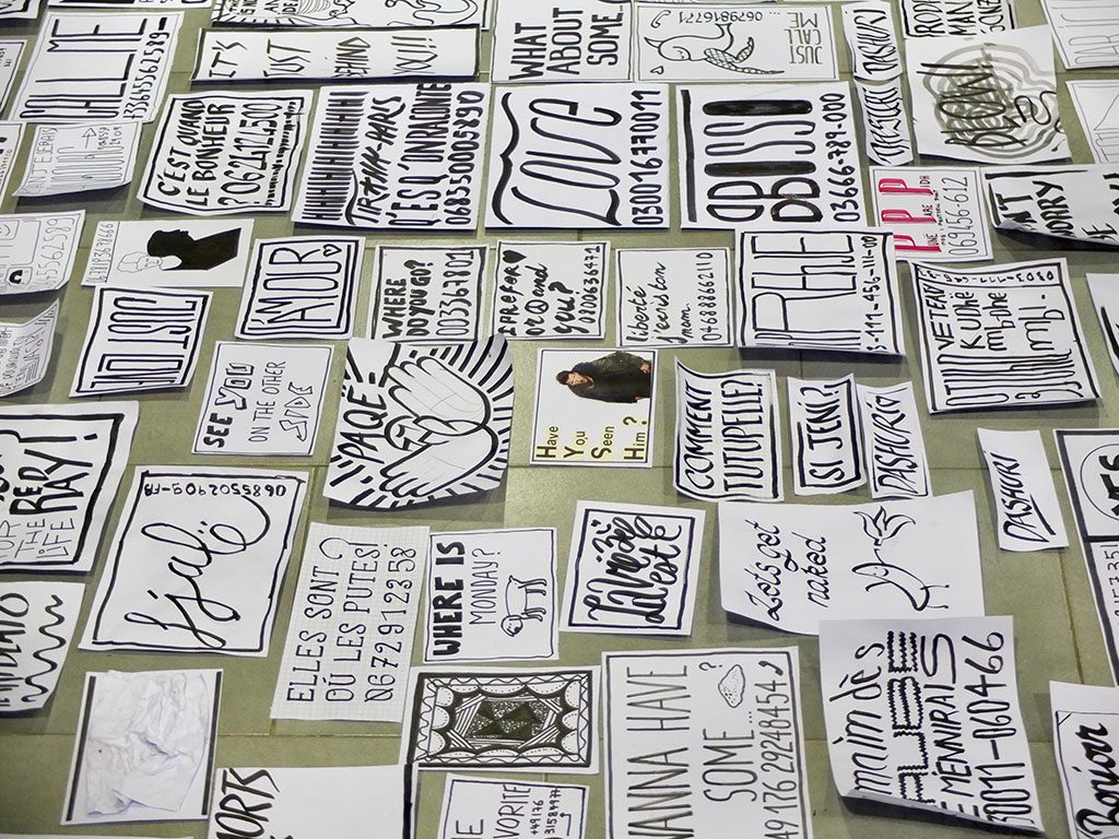 Workshop lettering/affiche/wall - Tirana- ©Romain Jimenez