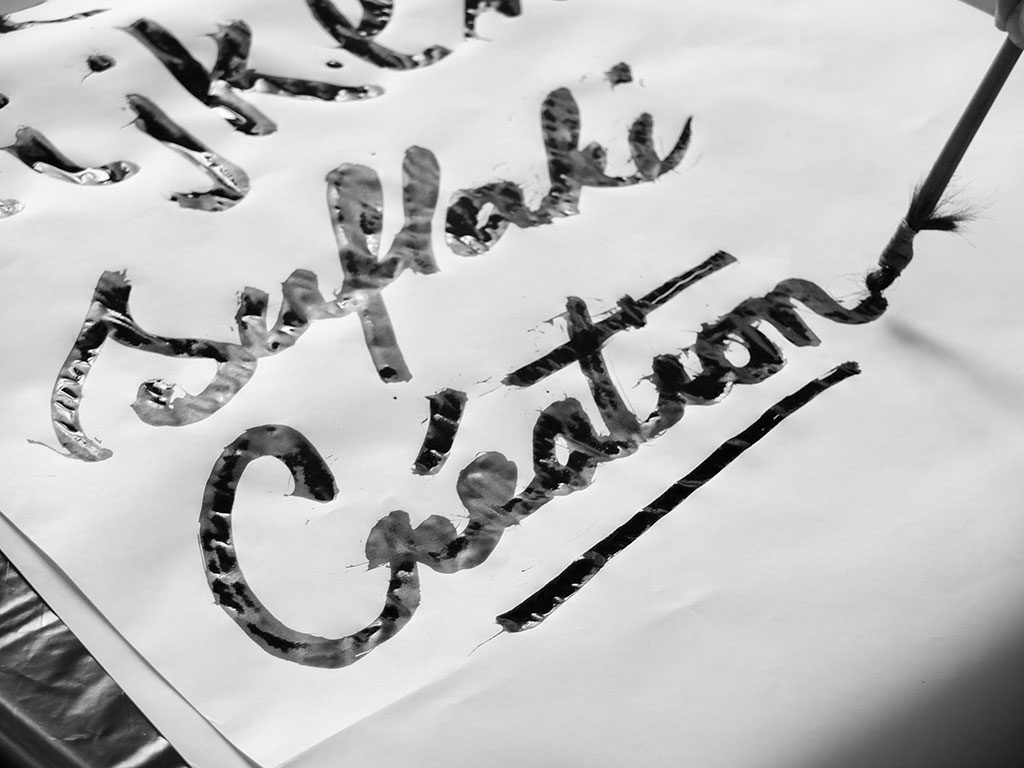 Workshop lettering/affiche/wall - Tirana- ©Romain Jimenez