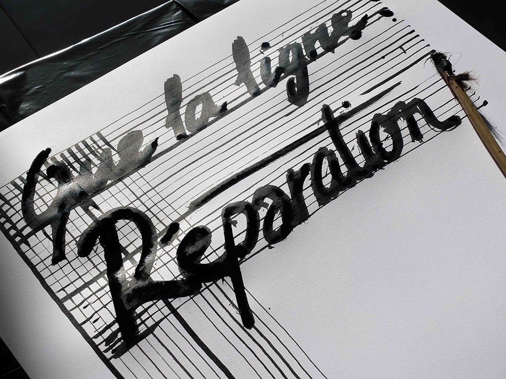 Workshop lettering/affiche/wall - Tirana- ©Romain Jimenez