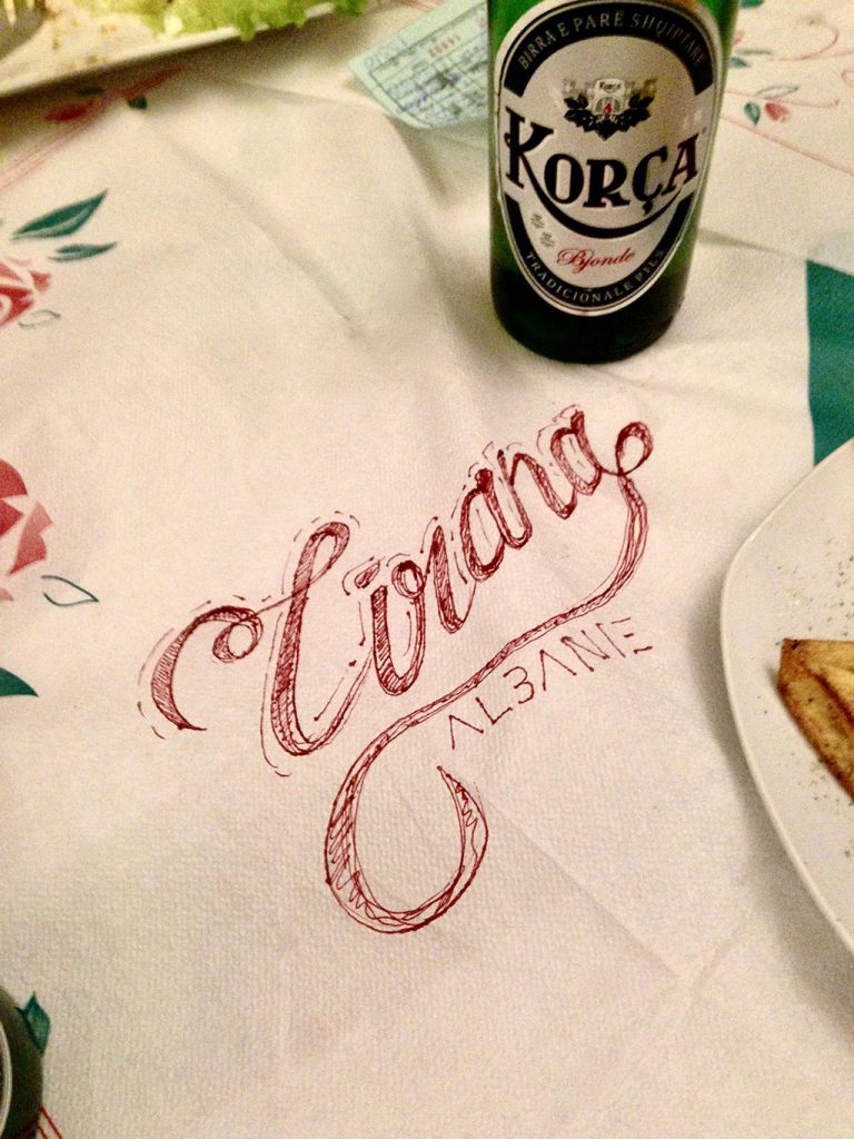 Workshop lettering/affiche/wall - Tirana- ©Romain Jimenez